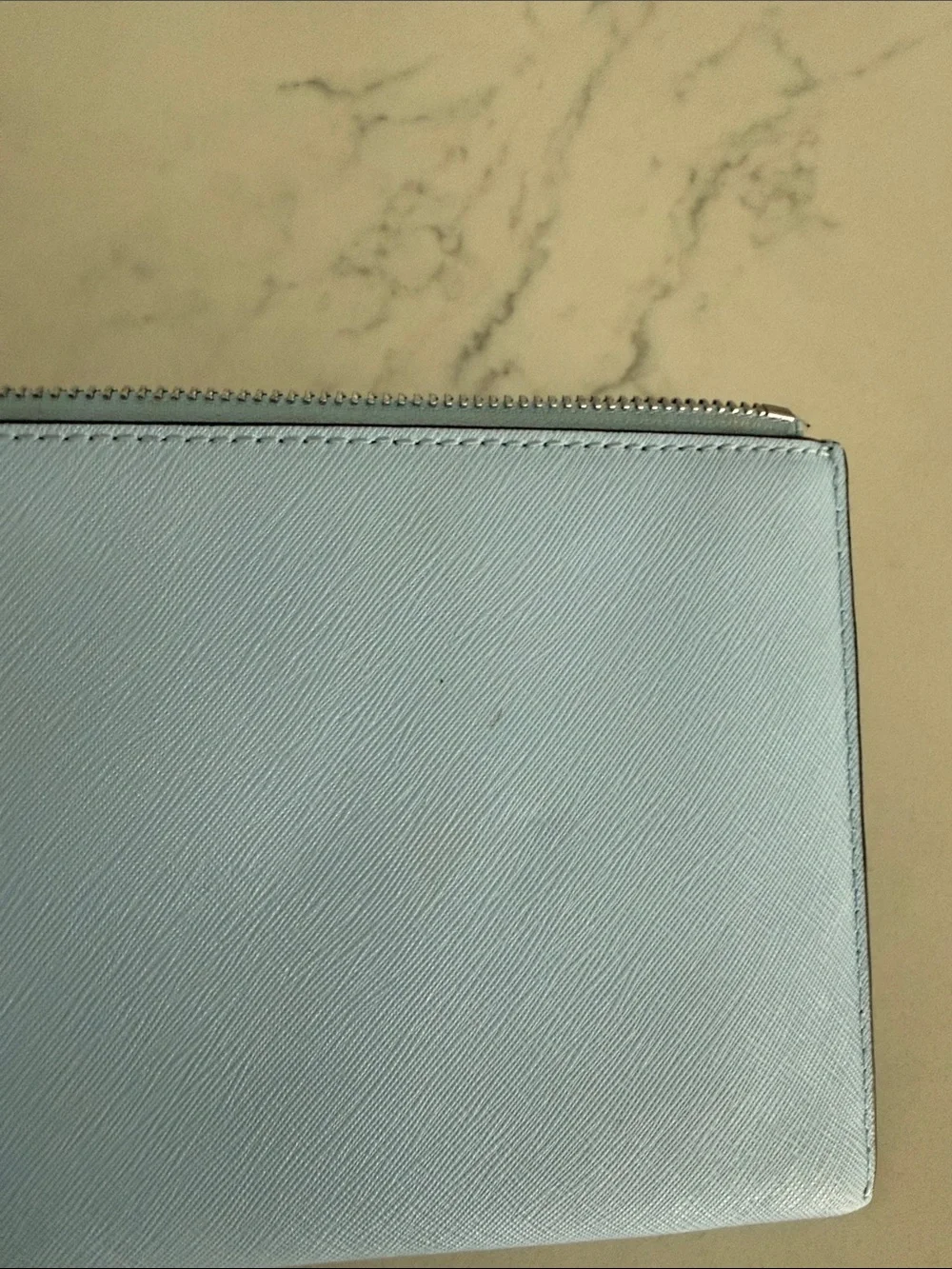 Michael Kors Light Blue Wristlet Clutch